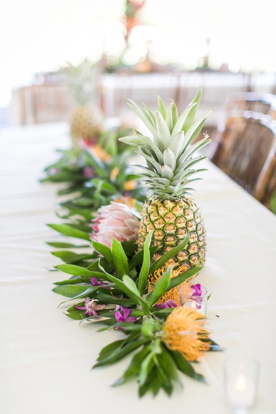 tropical themed wedding